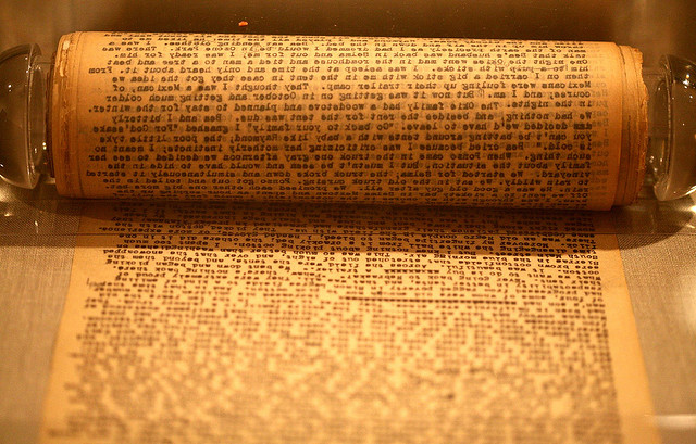 On the Road Manuscript - © Thomas Hawk